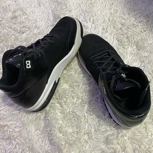 Authentic Black/white Jordans
